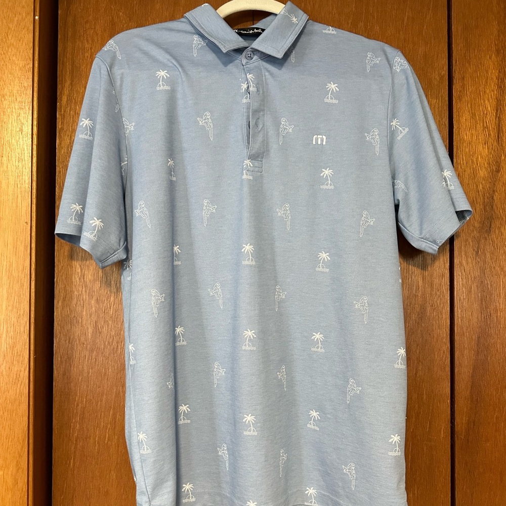 Travis Mathew Golf Polo - Palm Trees